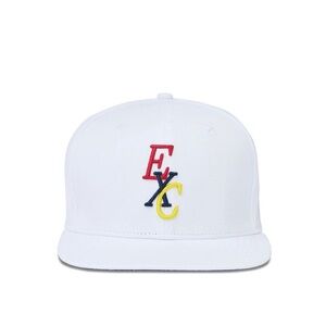 Extracurricular brand EXC White Cap with Multicolor Embroidery